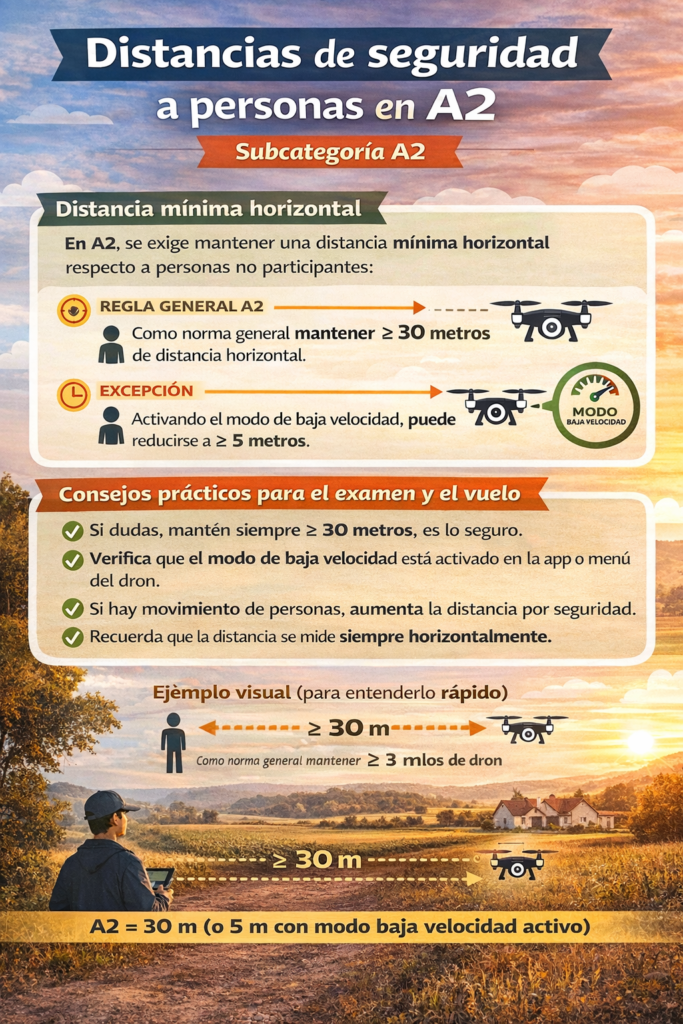 normativa piloto de drones A2 en España