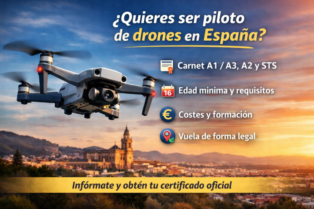 Requisitos para ser piloto de drones en España