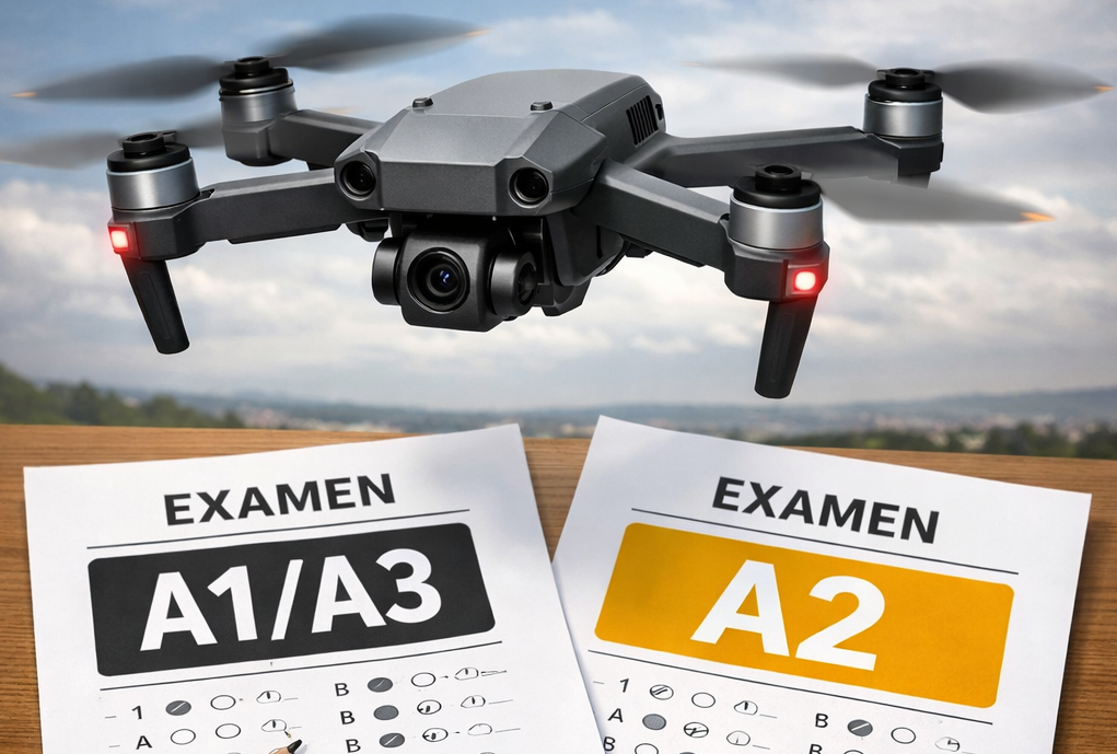 Exámenes piloto drones
