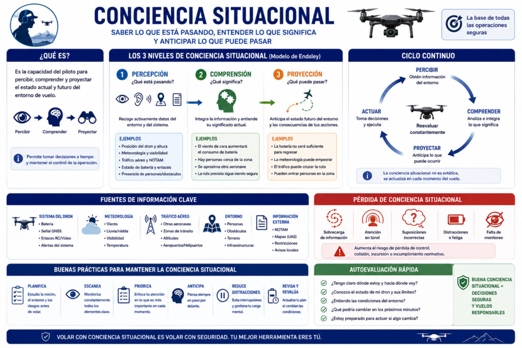 Conciencia situacional en operaciones aéreas